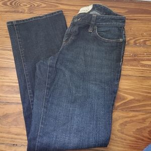 Women's Curvy Boot cut dark wash jeans size 4p